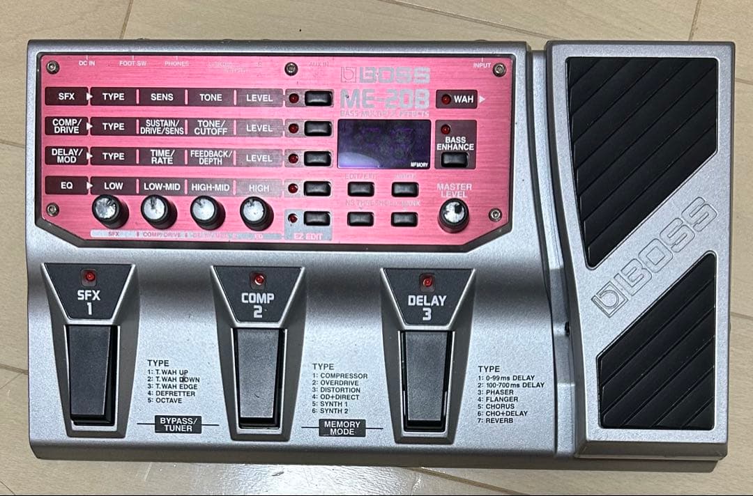 BOSS ME-20B ベースエフェクター おまけ付き