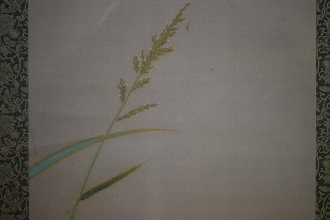 真作/恵製/鯉図/布袋屋掛軸HF-354