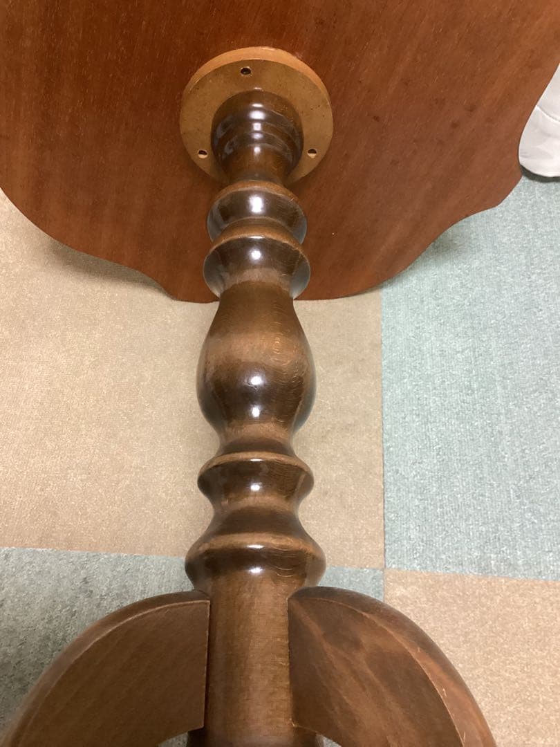 古家具　イタリア製　ドマン　Demain 象嵌　サイドテーブル