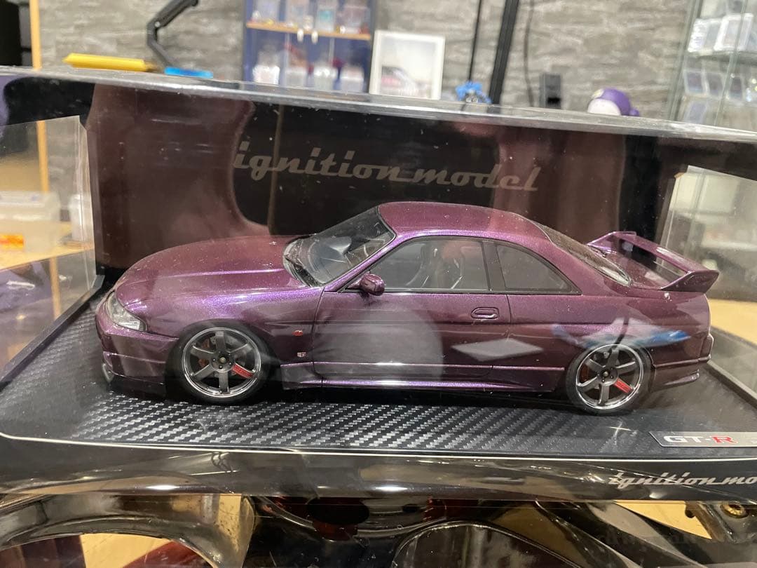GT-R R33 ミッドナイトパープル 1/18ignition model