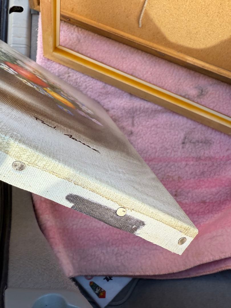 ポール・アダモス Paul Admos 油彩　花図 静物画 油彩　絵画　値下げ中