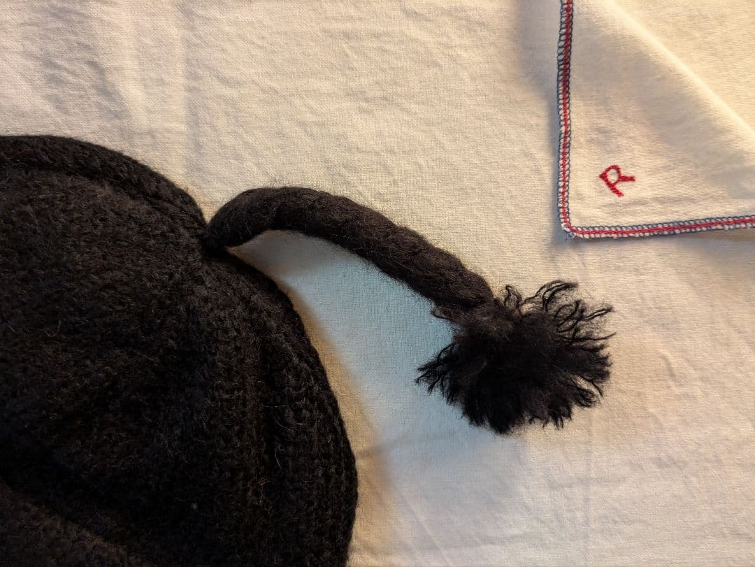 45R Monitaly アルパカシャギー チュリオハット　ニット帽　未使用