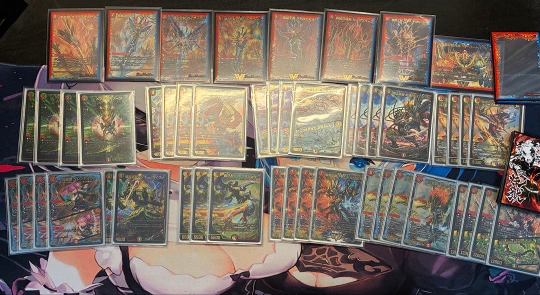 デュエルマスターズ　モルトnextデッキ　 龍覇爆炎　無改造　(スリーブ非公式)