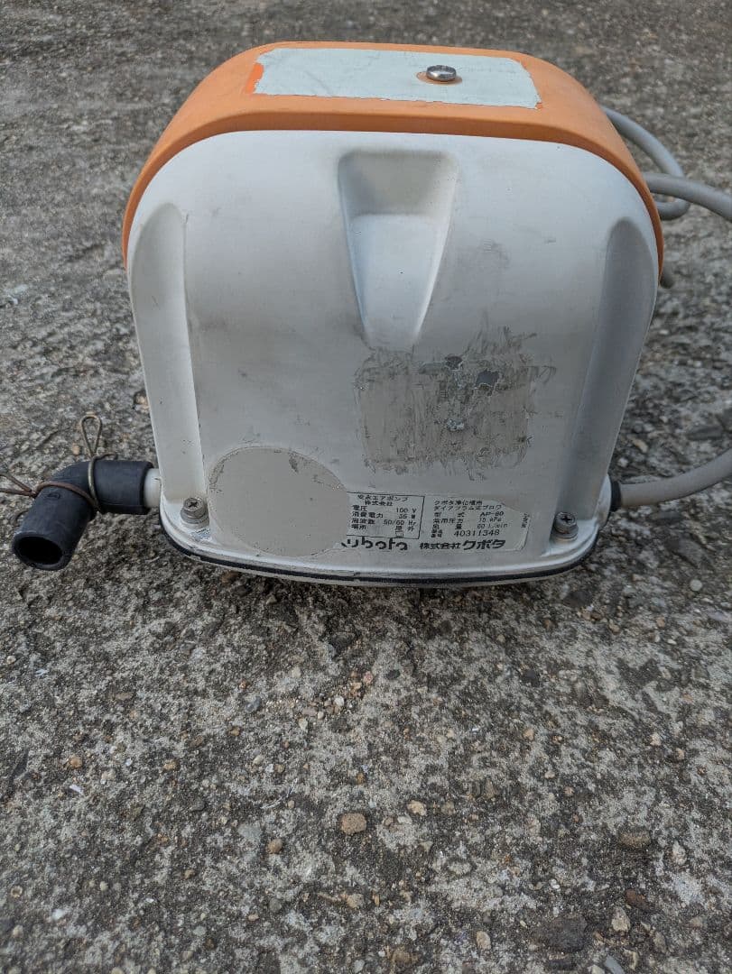 動作品　安永 AP-60 浄化槽 水槽 アクアリウム ブロワー エアーポンプ