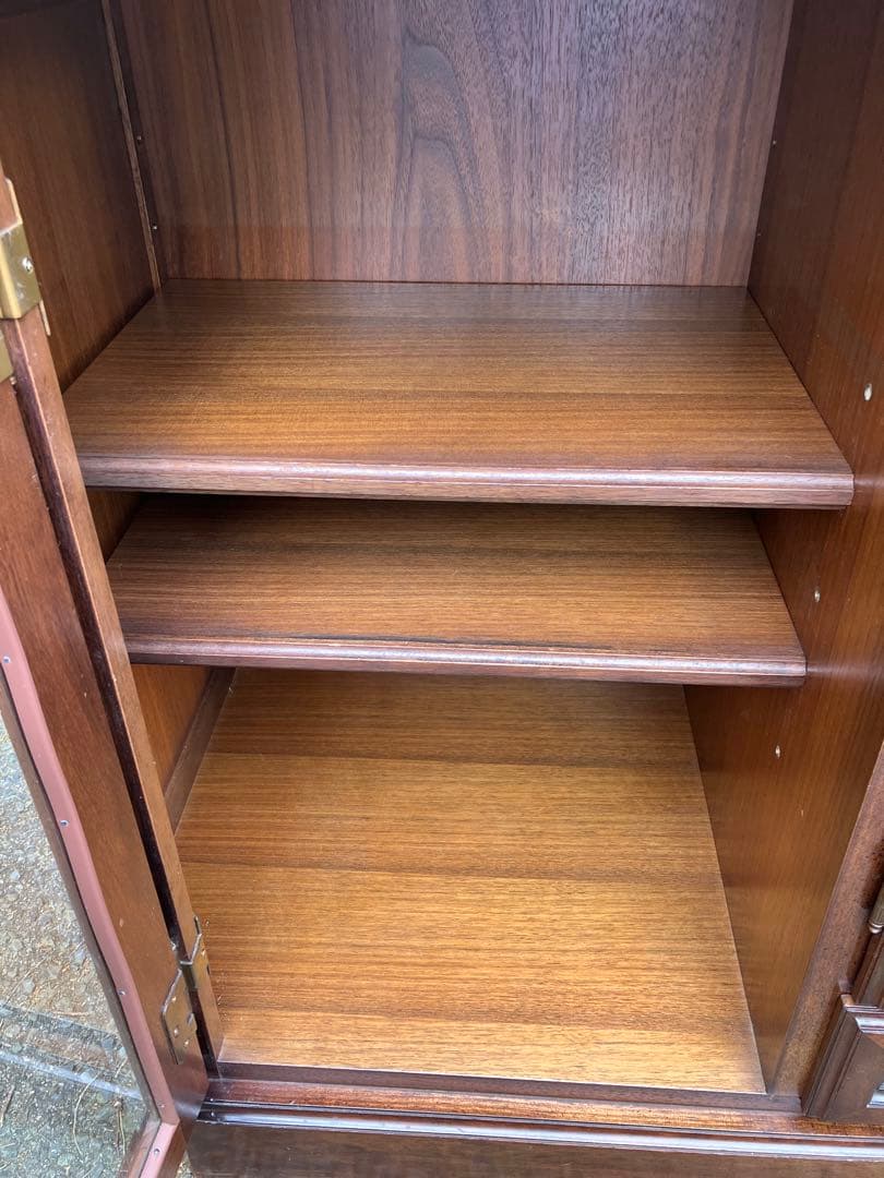 M　KOSUGA ガラスキャビネット カップボード　2点まとめ　引き取り