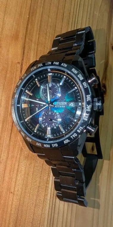 【美品】CITIZEN ATTESA　世界限定　2100本　AT8286-65E
