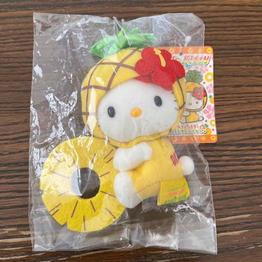 ハローキティ　沖縄限定　ぬいぐるみ　パイナップル　2002