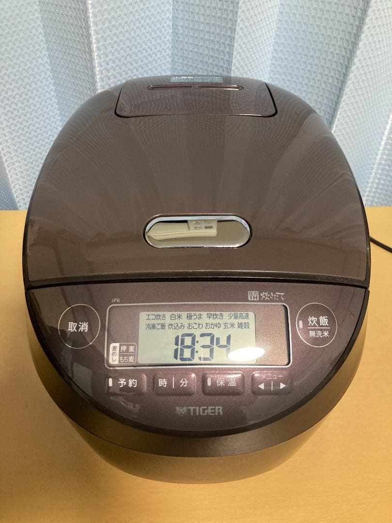 JPK-B180 TIGER 圧力 IH 炊飯器 ジャー 2021年製　1,8L