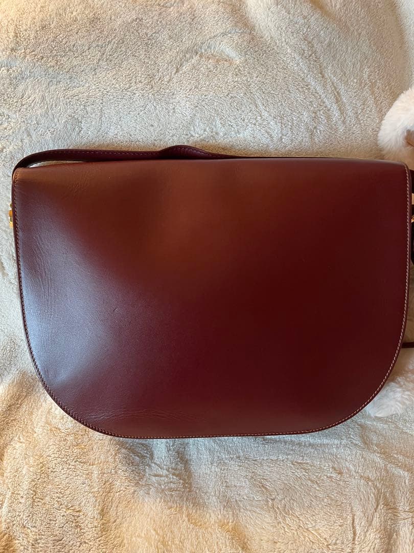 Must de CartierショルダーBag ボルドー極美品