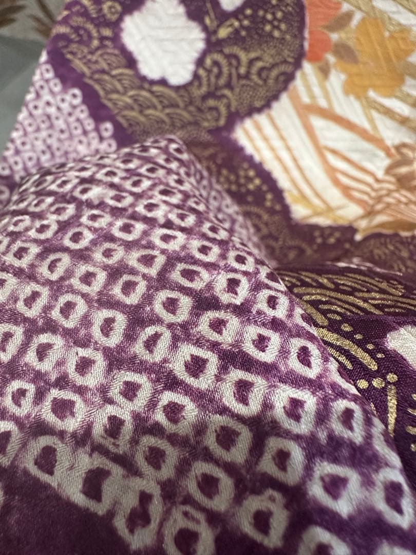 正絹　振袖　単品