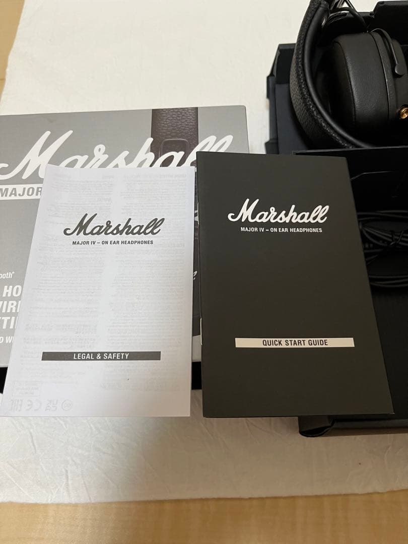 マーシャル　ヘッドホンMAJOR IV 4 ブラック
