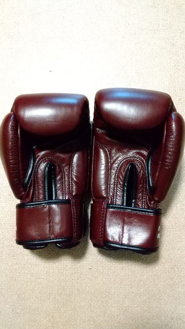 本革製WINDYボクシンググローブ 8oz マロン栗色 キックボクシング