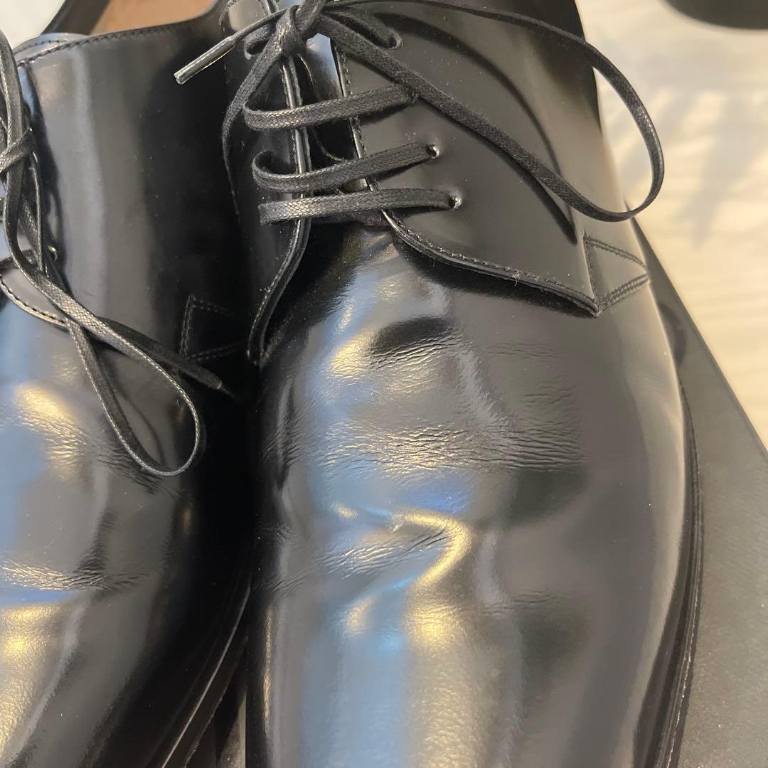Dior HOMME パテントレザー ドレスシューズ黒 43(27cm)エナメル