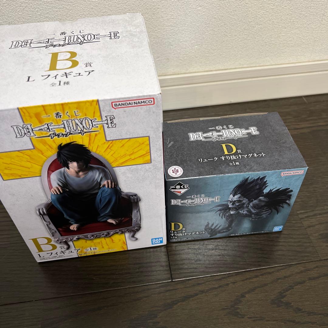 2個セットエルとリュークDEATH NOTE L フィギュア