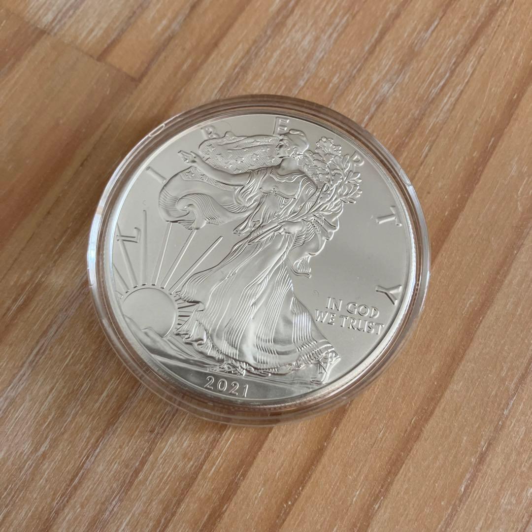 5枚◇「2021年 アメリカンシルバーイーグル銀貨１型（旧デザイン）」
