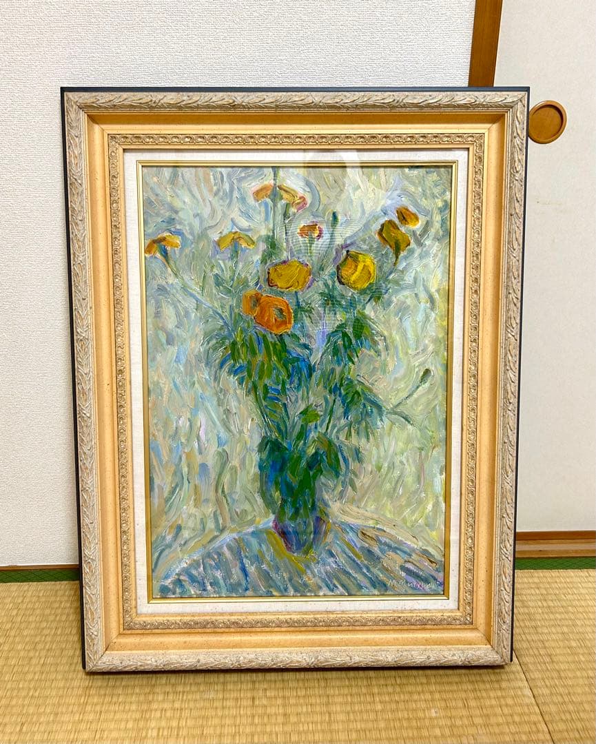 マイミトゥーリチ　絵画　油彩　原画　額装