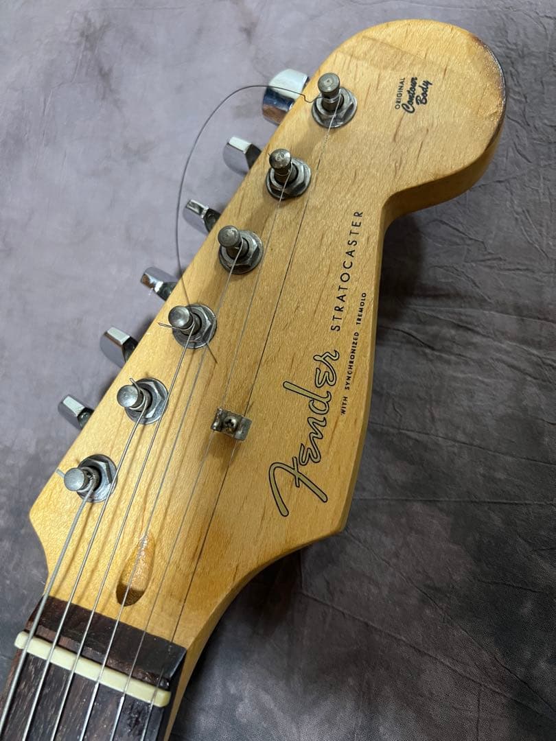 ストラトキャスター ハードレリック加工