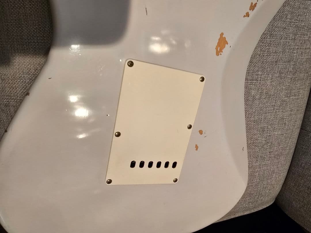 ※ジャンク SPLENDOR エレキギター ホワイト