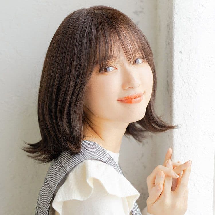 リネアストリア 天使のフラットボブ人毛MIX Ｓサイズ チョコブラウン