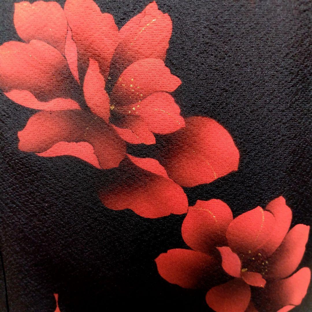 SALE中☆振袖フルセット(9点)・成人式・大輪牡丹・金彩加工・モダン・正絹