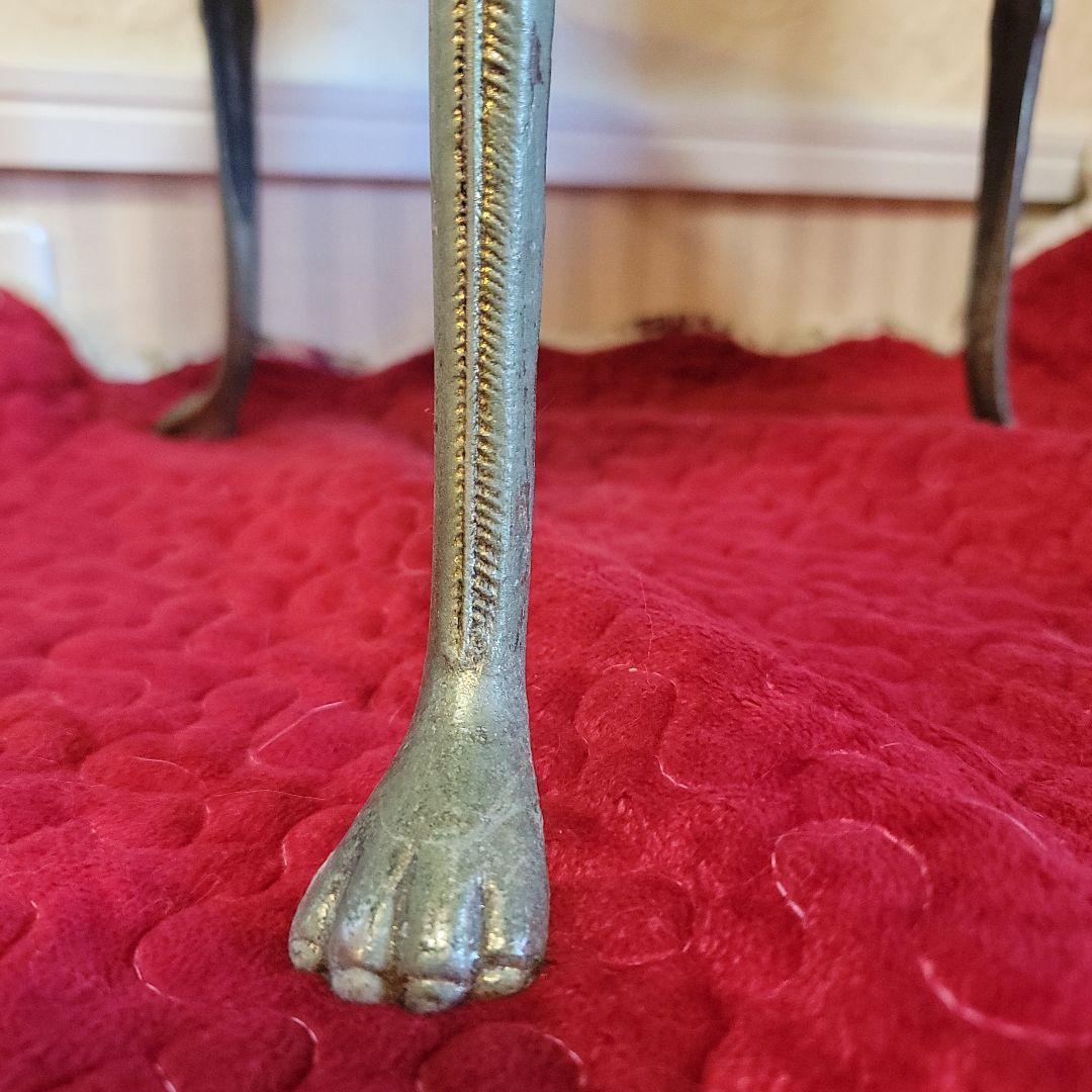 ご契約済みです！　アンティーク-ラック　サイドテーブル　コンソール　花台　真鍮製