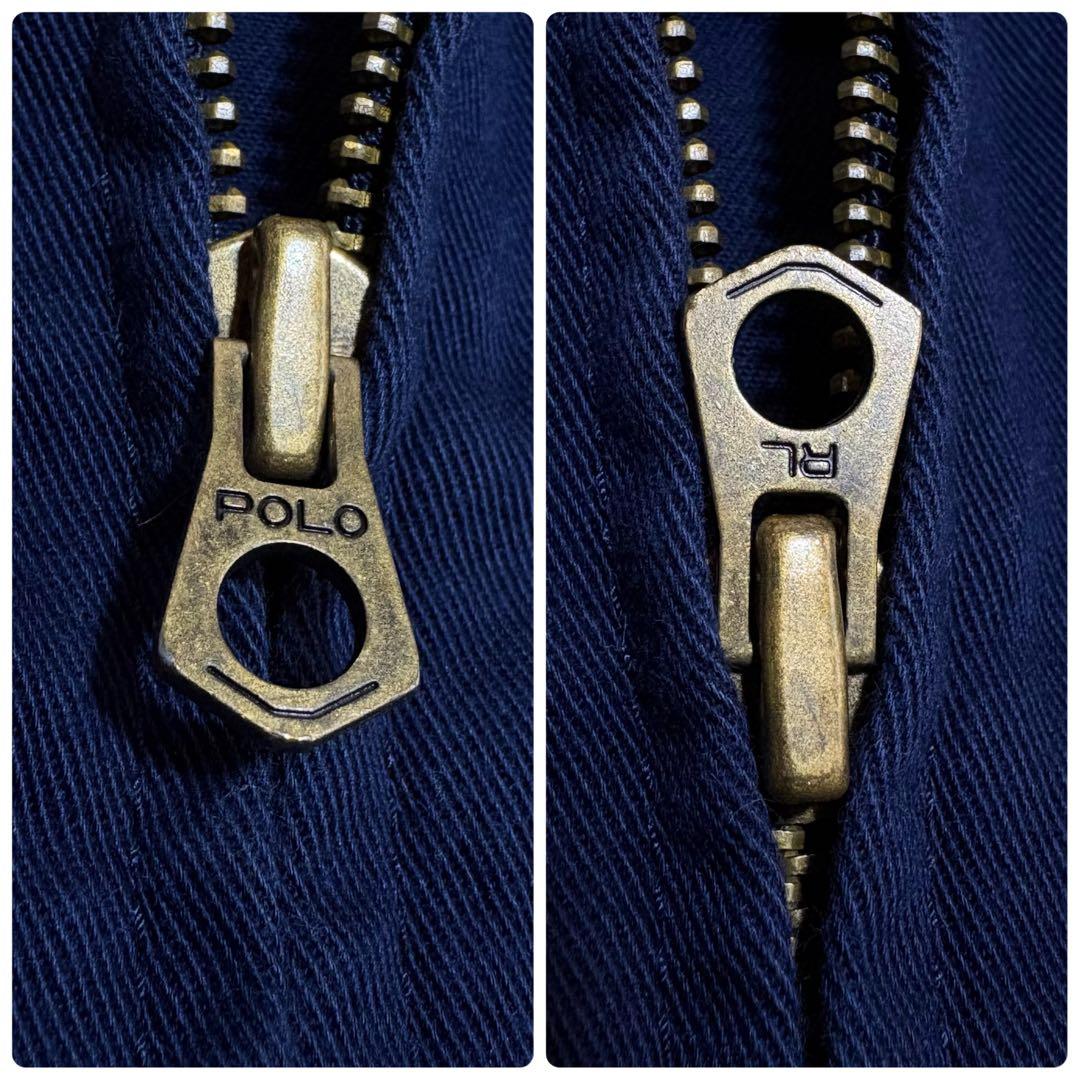 希少 ポロラルフローレン 三角タグ スウィングトップ ポニー刺繍 L 90s