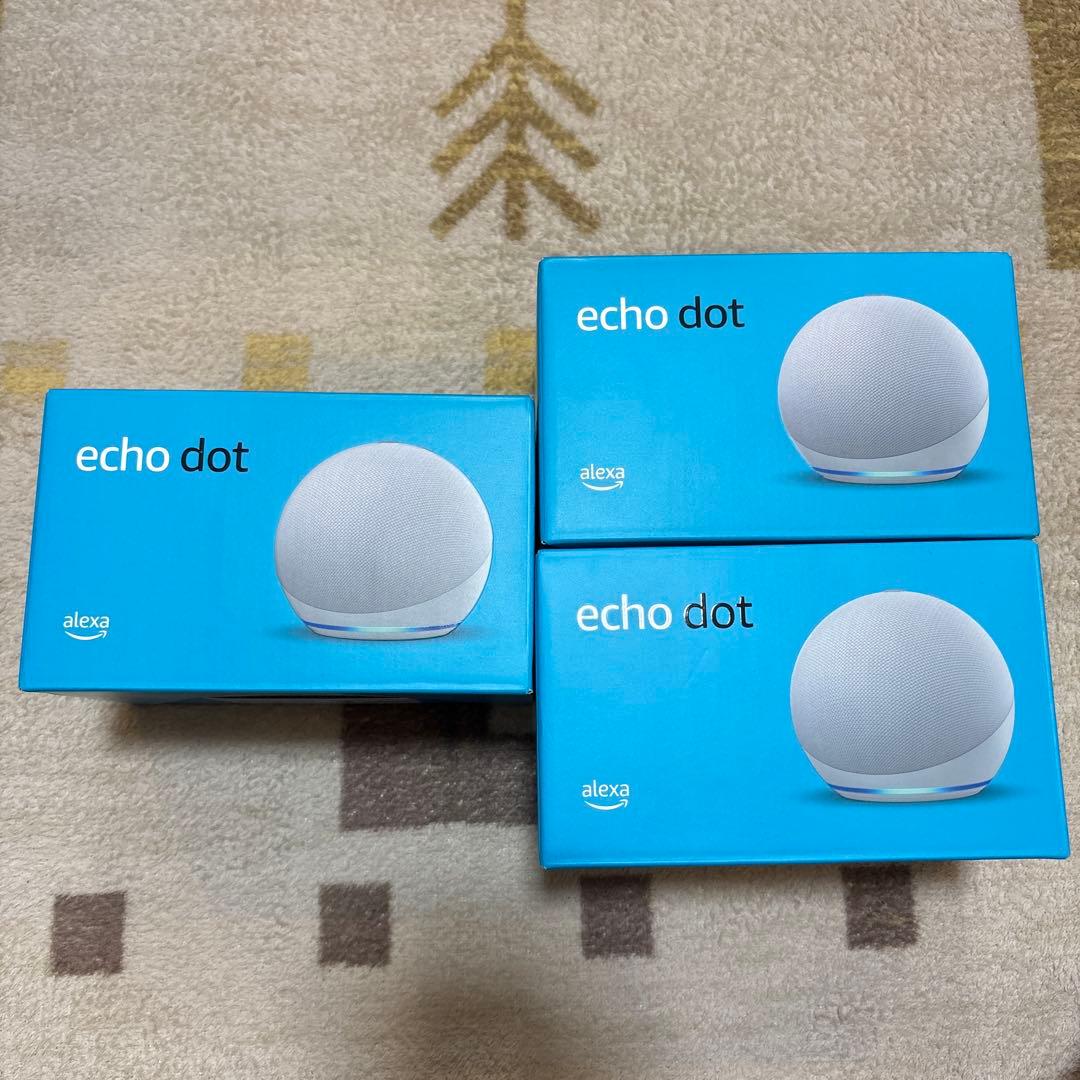 《新品未使用》Echo Dot 3台セット スマートスピーカー第4世代