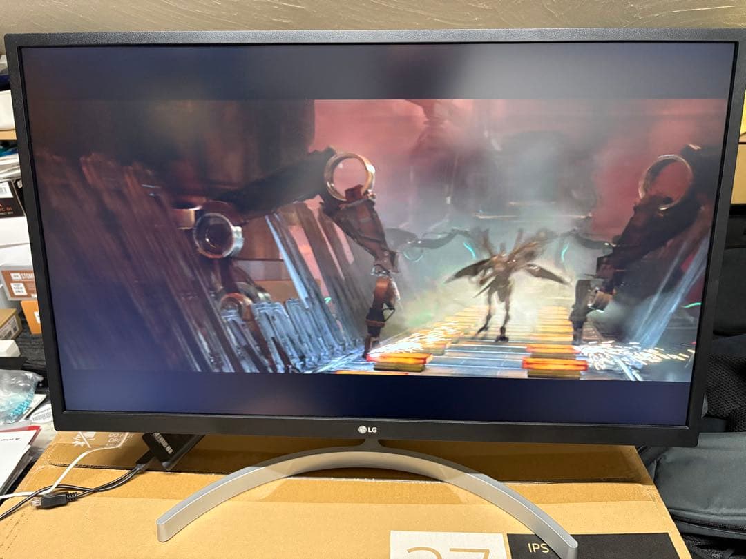 LG 4Kモニター ディスプレイ 27UL500-W 27インチ