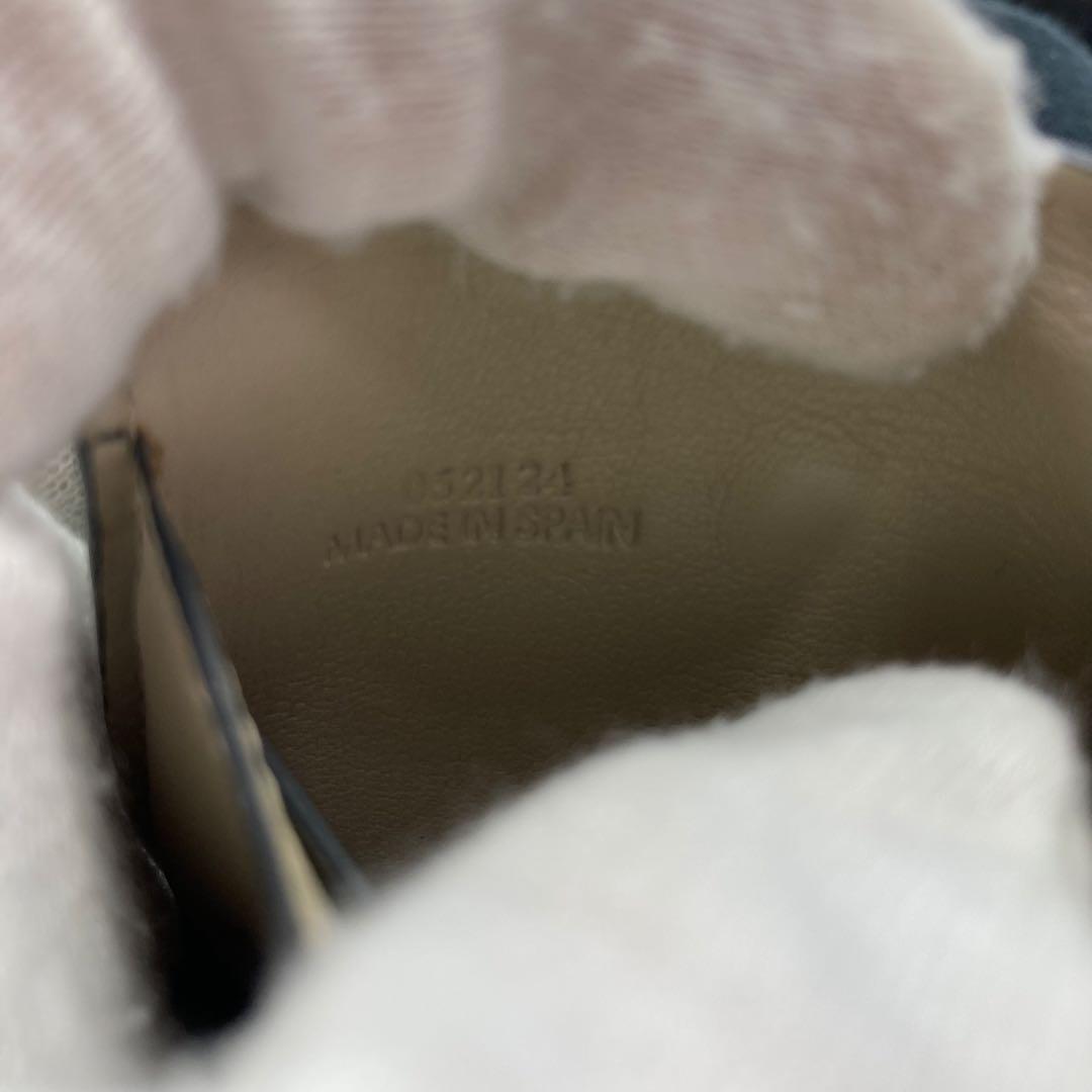 ！極美品！　ロエベ　折り財布　コンパクト　レザー　12A