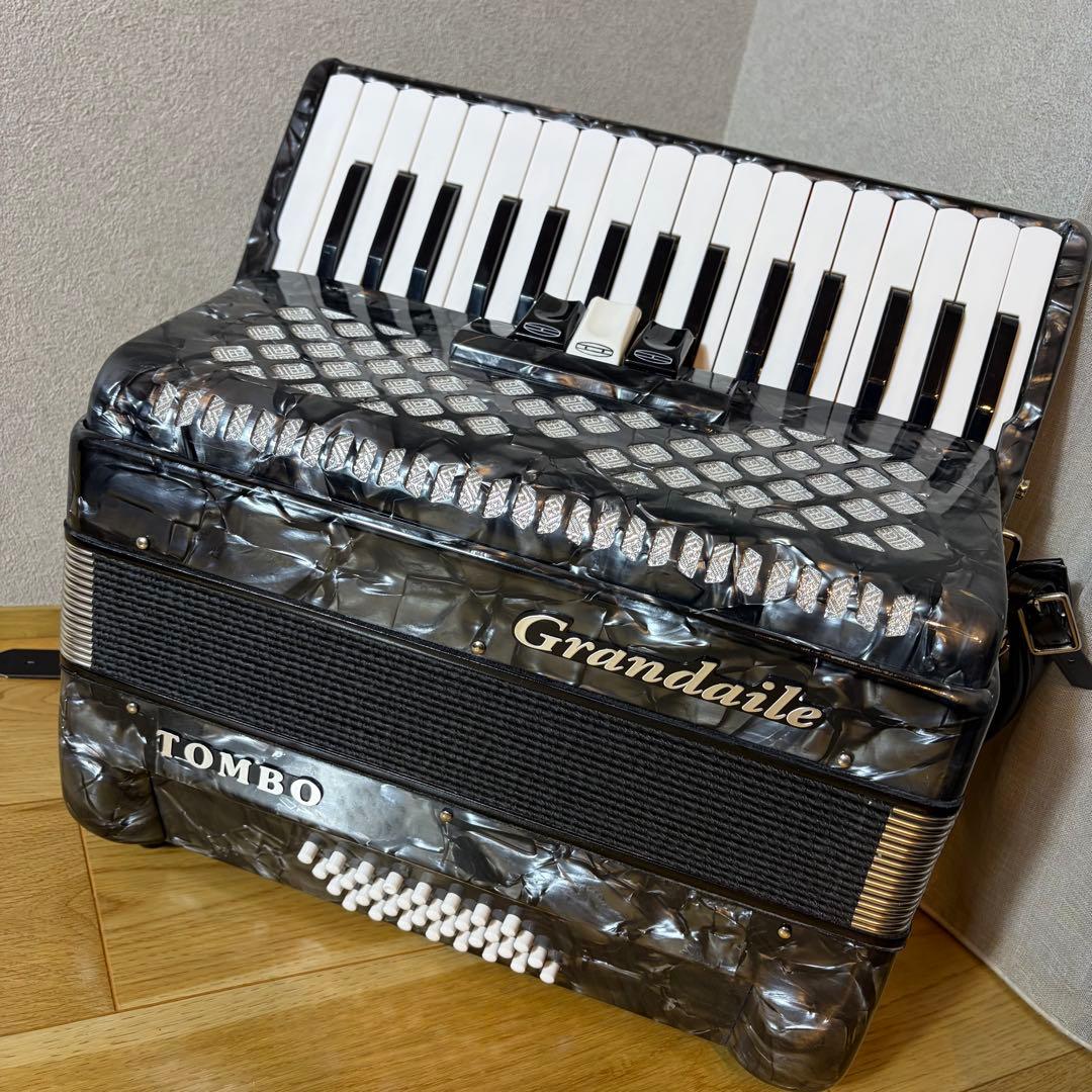 【未使用級】TOMBO トンボ Grandaile アコーディオン GT-32