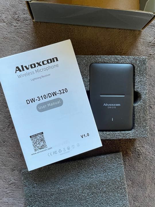Alvoxcon ワイヤレスピンマイク2022新製品 新品未使用 プレゼント