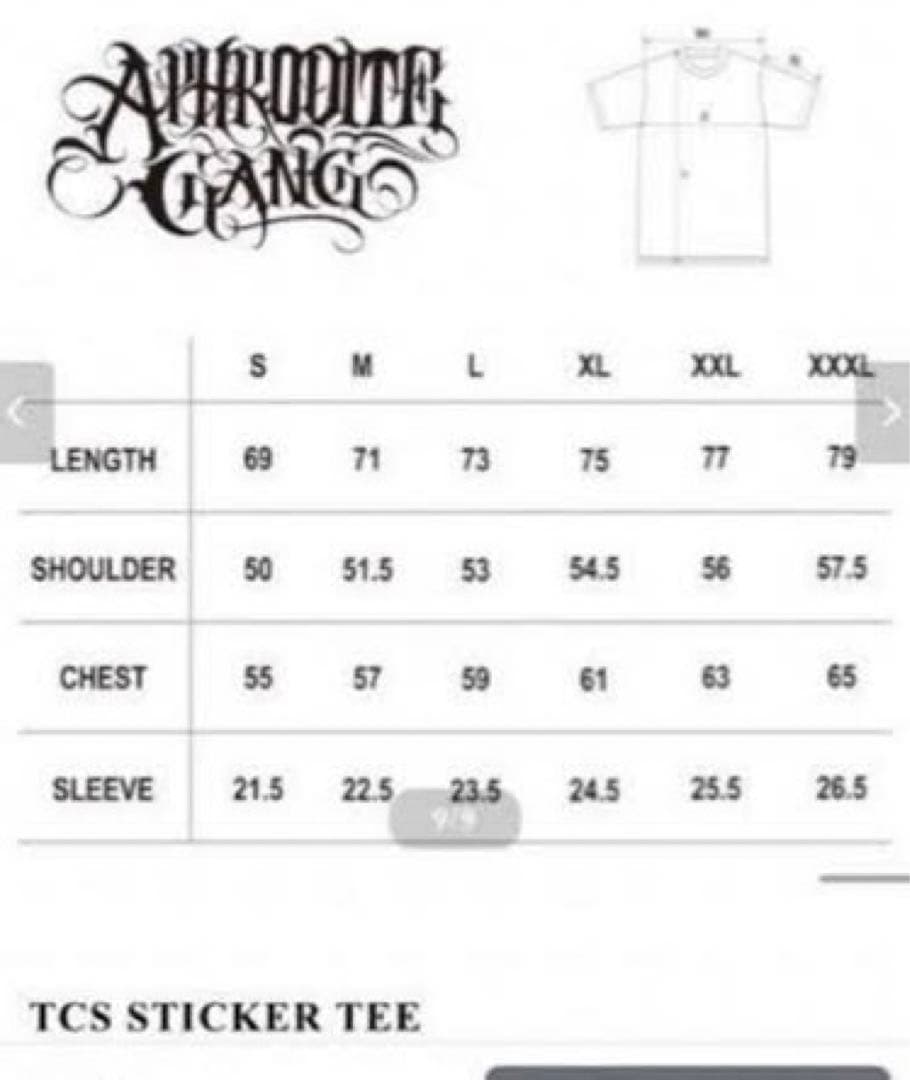 Aphrodite gang budspool tシャツ