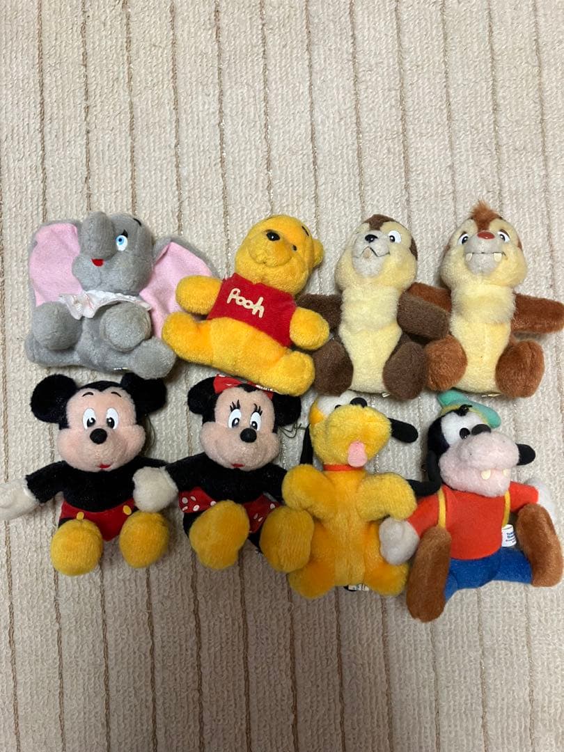 ディズニーぬいぐるみバッジ8点