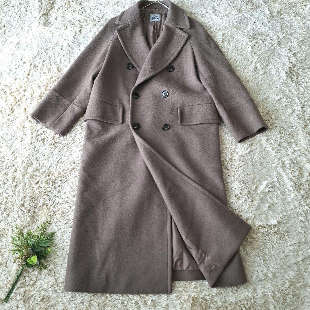 ビューティーアンドユース ハミルトンラムウール チェスターコート ロング M