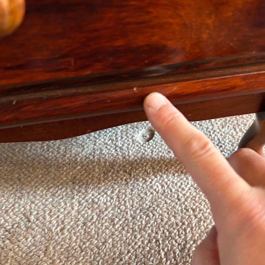 【美品】 猫脚 8段 チェスト