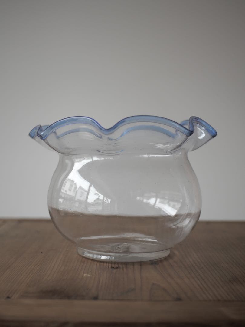 金魚鉢　鉢　ガラス　ディスプレイ　花器　古家具　古道具　アンティーク　昭和レトロ