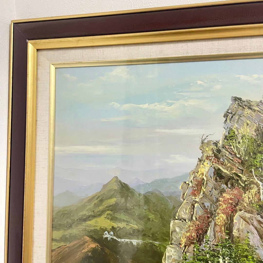 【値下げOK】中野治郎 油絵 肉筆画 額装 絵画