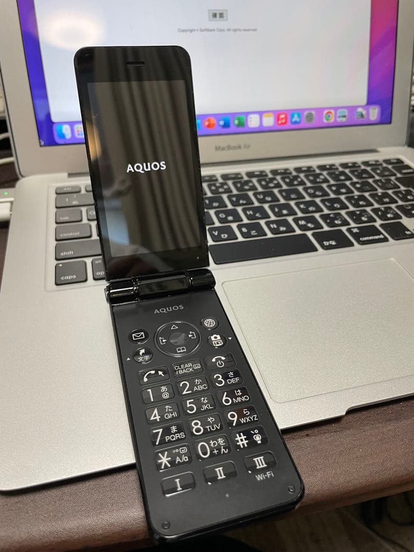 シャープSHARPアクオスAQUOSケータイ2ツー 折りたたみ ガラホ 携帯電話