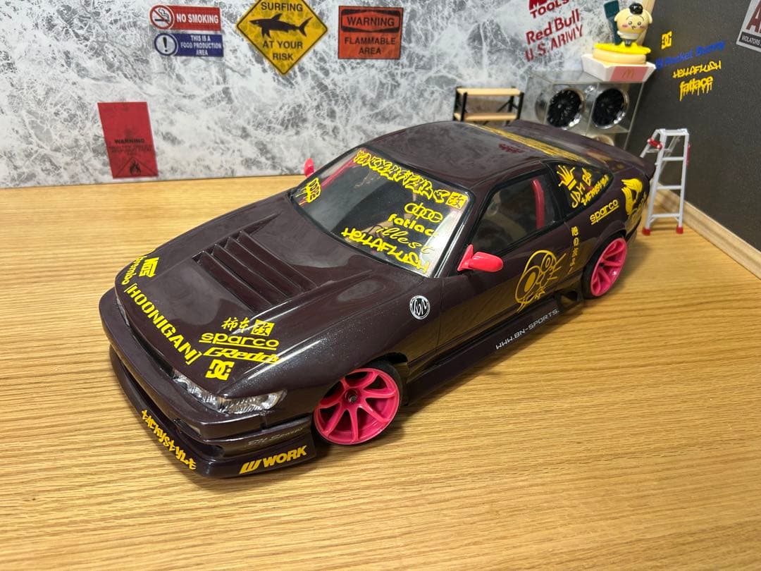 パンドラ180SX シルエイティ　ラジコンボディ