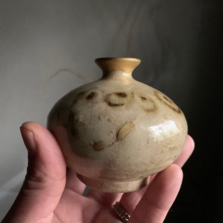 美濃 鉄絵 徳利 酒器（織部 御深井） 古美術 古道具 アンティーク