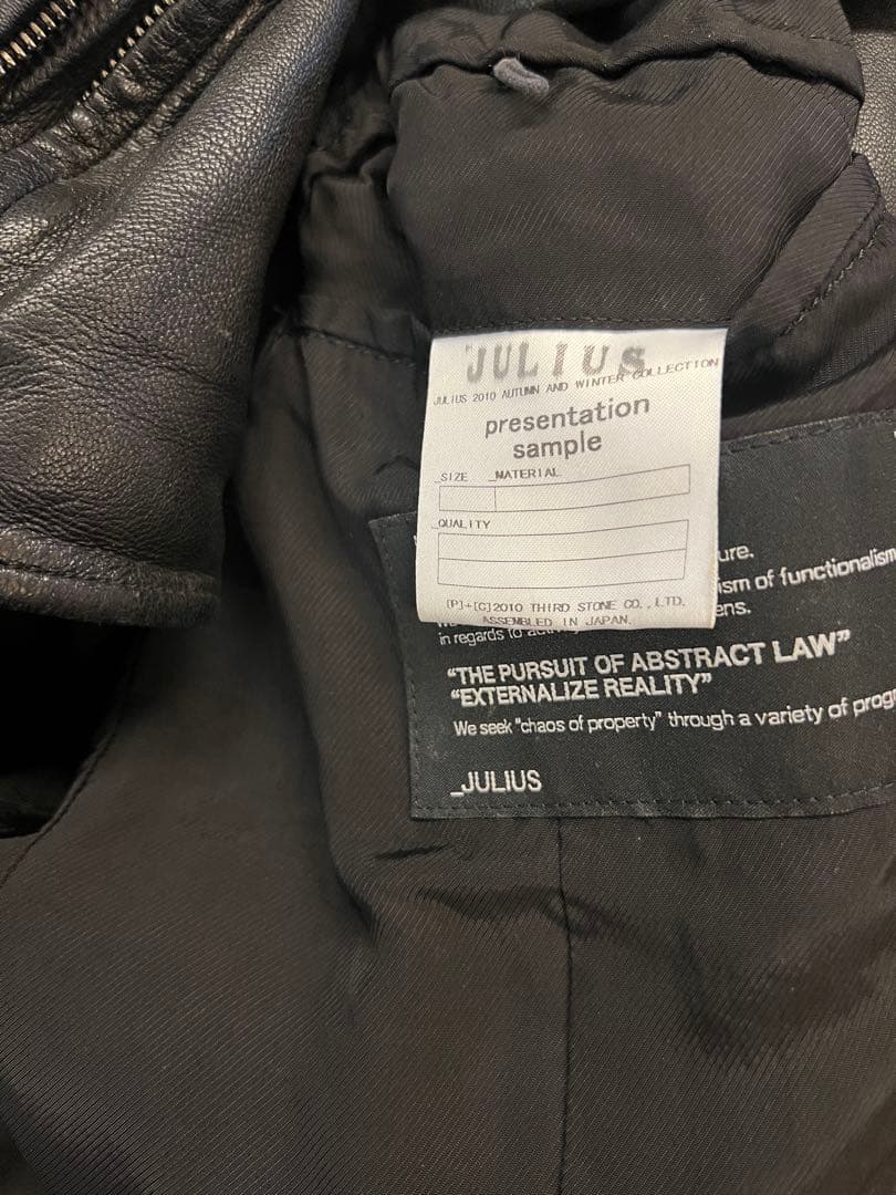 JULIUS ライダース