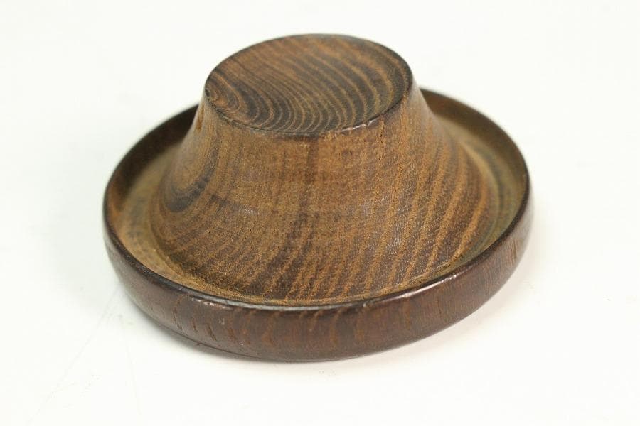 茶道具 時代 漆 阿古駄 茶器 φ7cm(K-YC385)