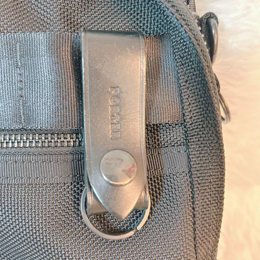 【訳あり美品 】ポーター ビジネスバック黒　ショルダー紐欠品