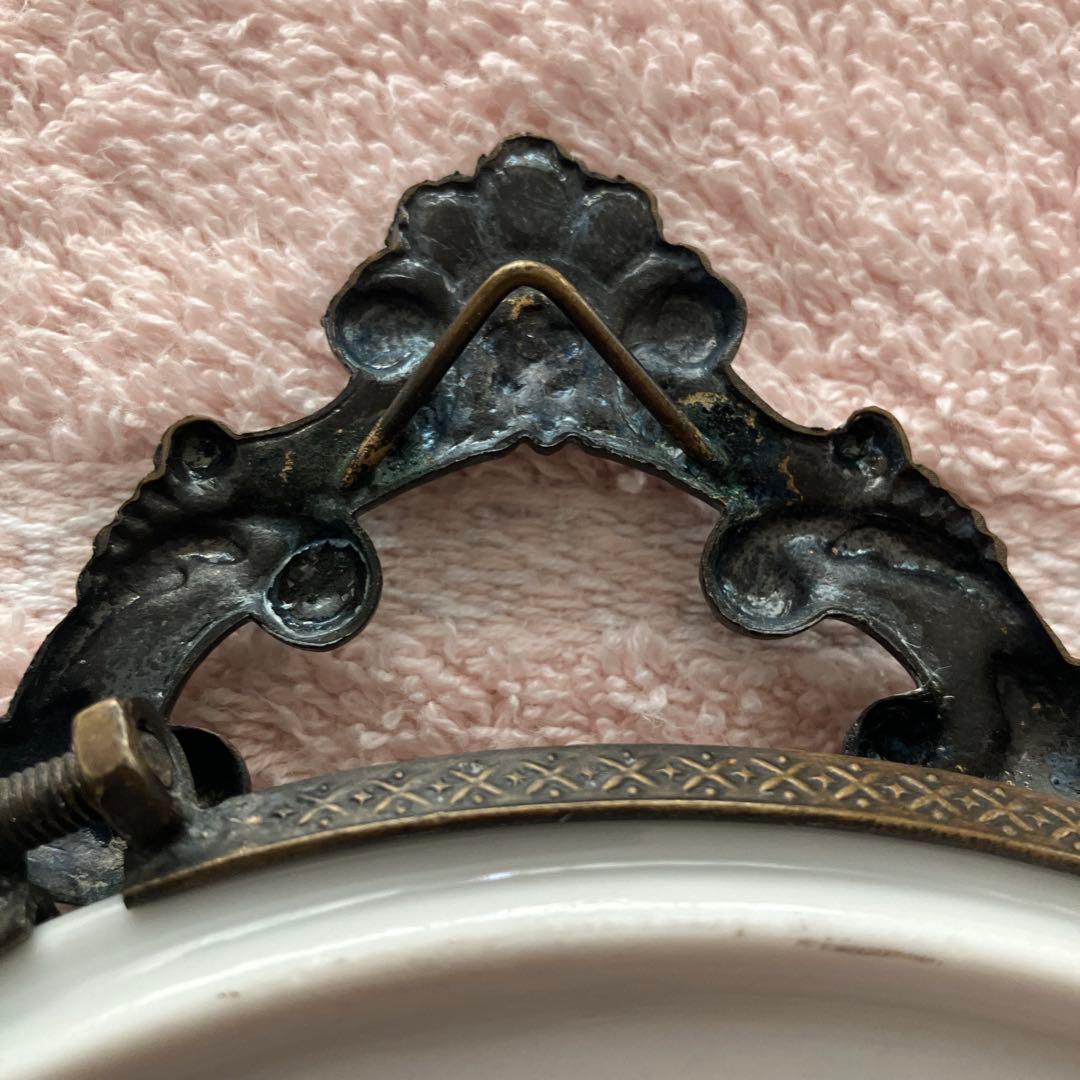 希少　マイセン 猫 壁掛け 飾り絵 プレート 猫の絵画 アンティークフレーム