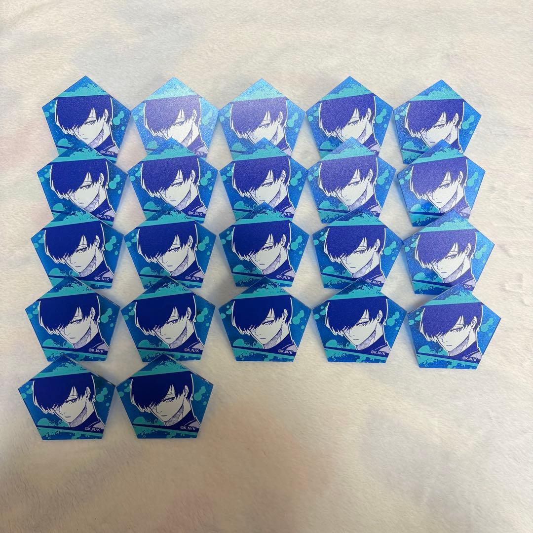 ブルーロック 糸師凛 ラメアクリルバッジ 原画 22点 まとめ売り