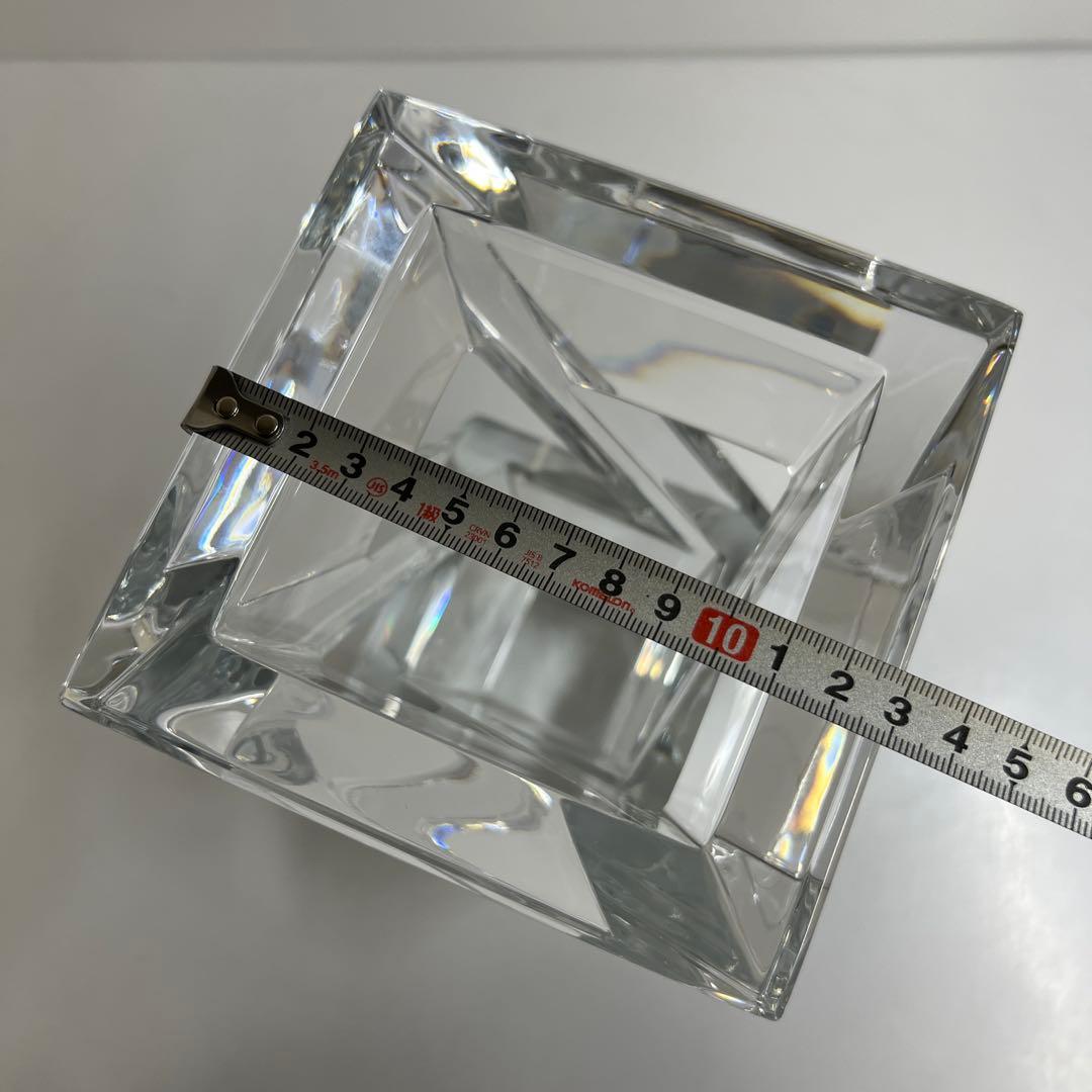 バカラ　アーキテクチャー花瓶　共箱　高さ23.8㎝　東Y7-1209☆1Fトニヒ