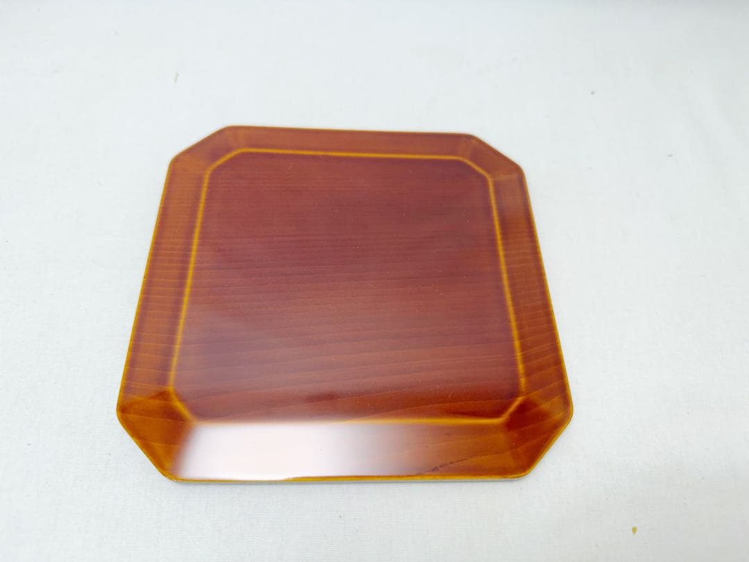 ほぼ未使用 懐石道具 飛騨春慶塗 5段重箱 天然木製 元箱