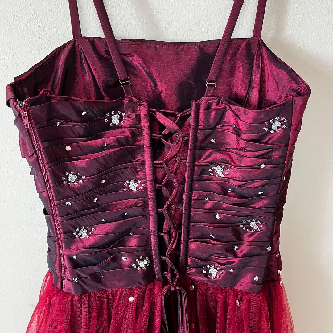 DRESS ROOM AMI ワインレッド ロングドレス 演奏会