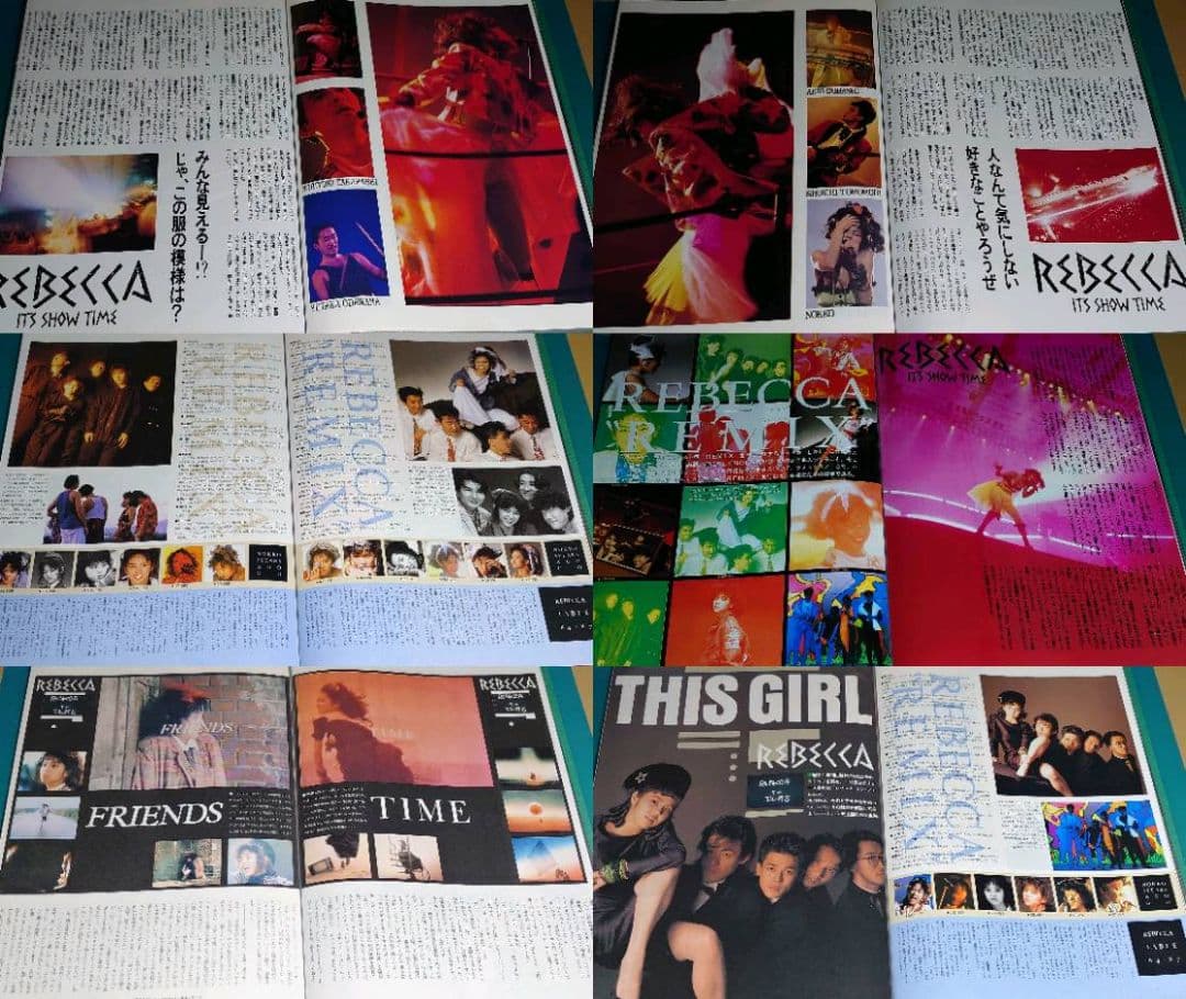 REBECCA　NOKKO　大量　切り抜き　ファイル　2冊　120P 連載コンプ