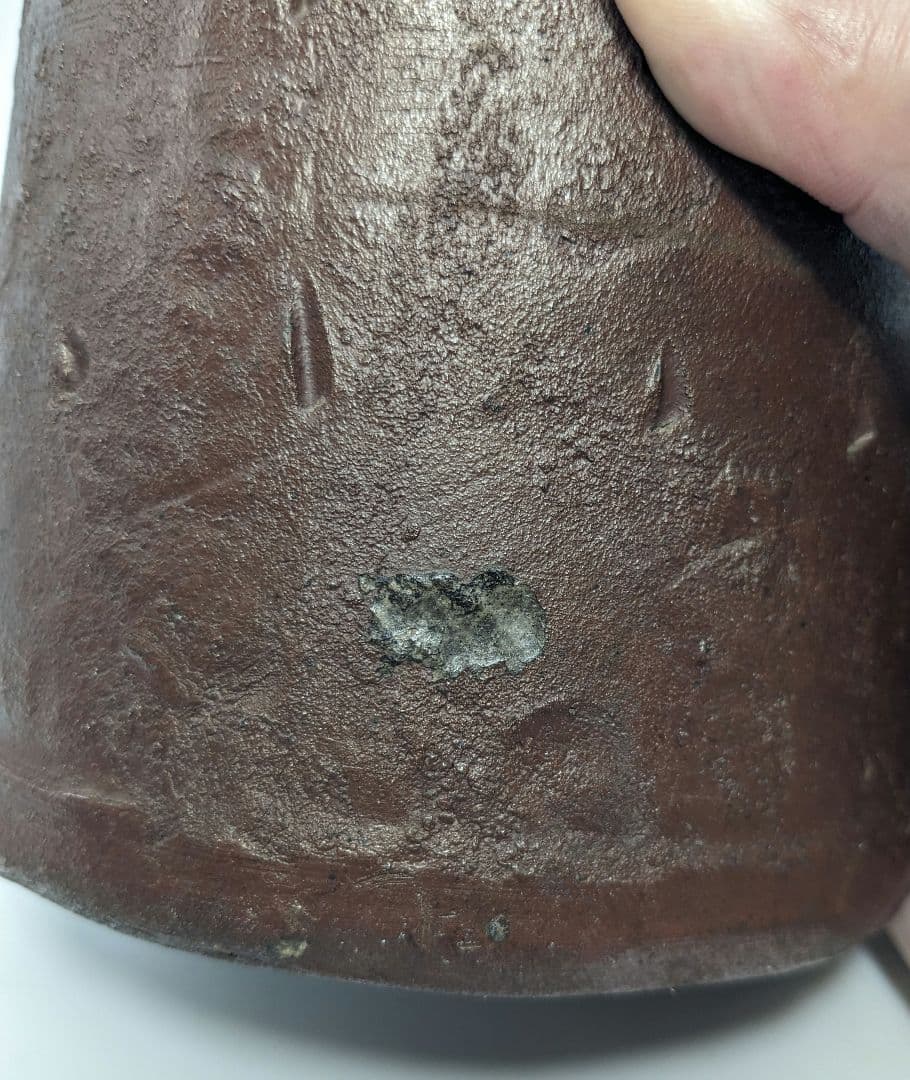 江戸末期 古備前 装飾花入 備前焼 花器 フラワーベース 花瓶 華道具 置物